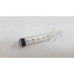 10 x Strzykawka 3-częściowe typ luer 5ml z gwintem